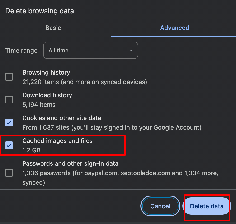clear cache files roblox