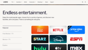 list of apps available on Vizio Smartcast