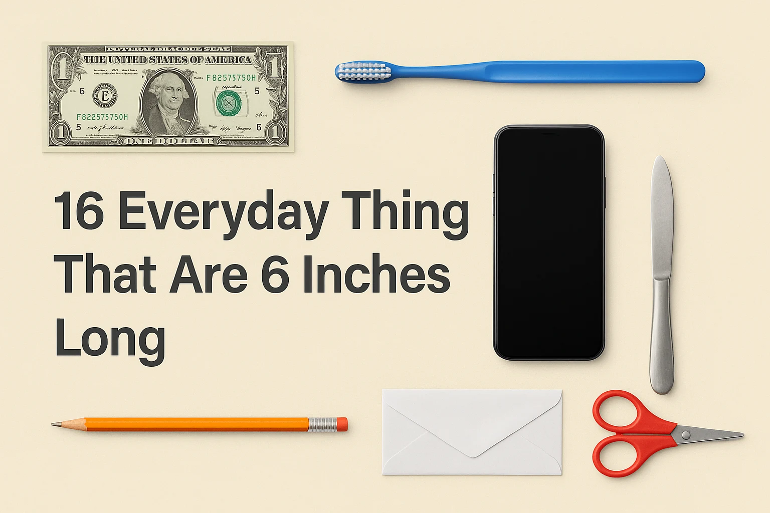 16 Everyday Things that are 6 Inches Long