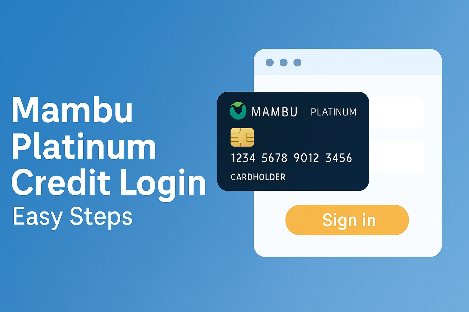 Mambu Platinum Credit Login easy steps
