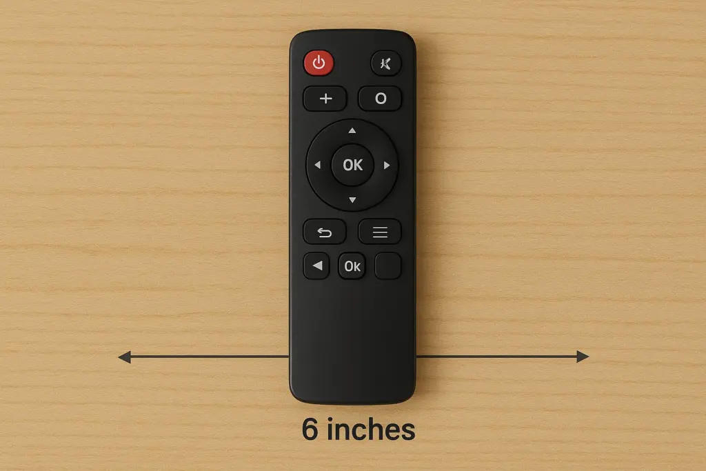 small 6 inches remote