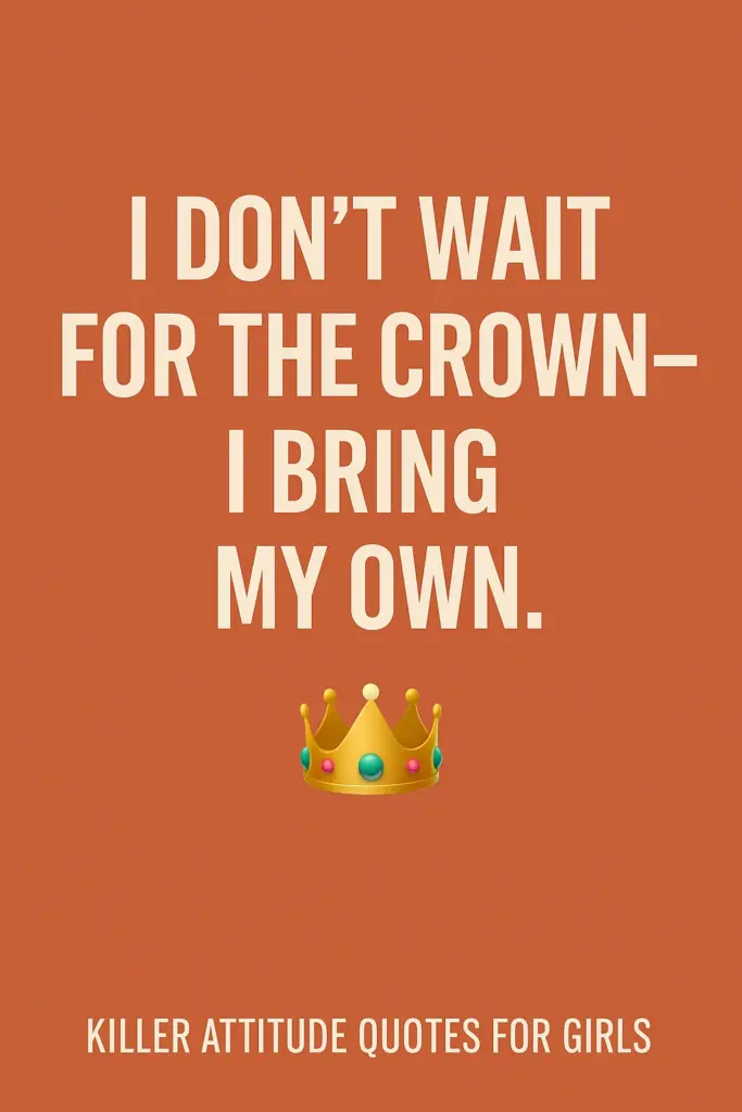 killer attitude quotes for girls