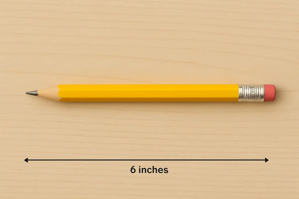7.5 inches long pencil
